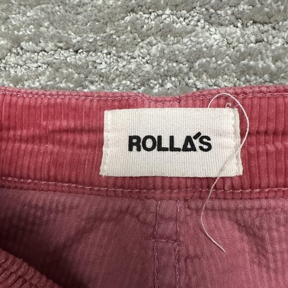 Rolla's Pants Womens 27 Pink Eastcoast Flare High Rise Corduroy Boho Bell Bottom - Picture 7 of 13